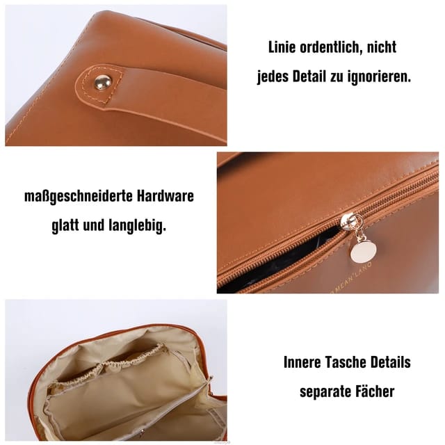 LARGE-CAPACITY COSMETIC BAG PORTABLE PU MAKEUP POUCH