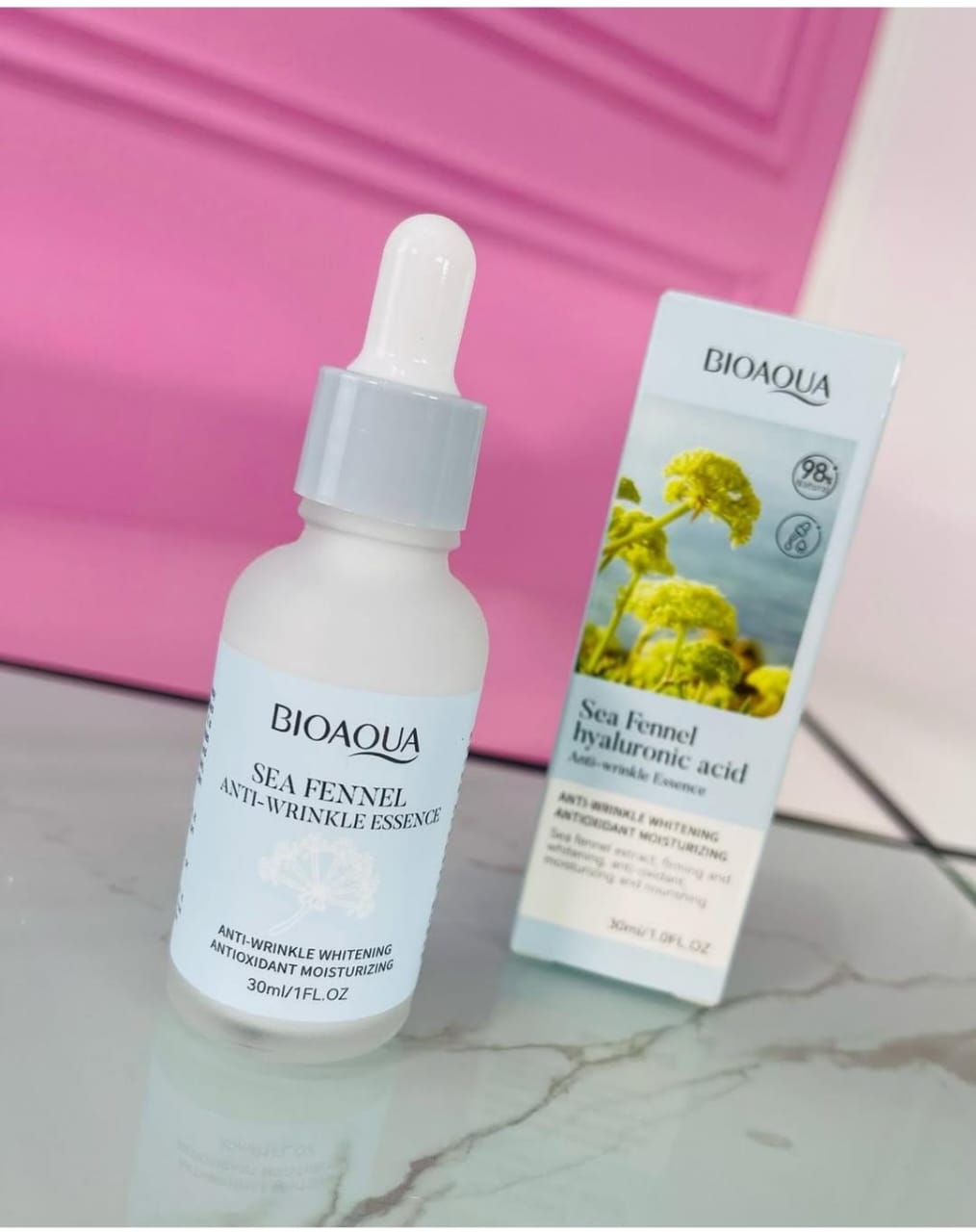 BIOAQUA SEA FENNEL ANTI-WRINKLE WHITENING ESSENCE SERUM