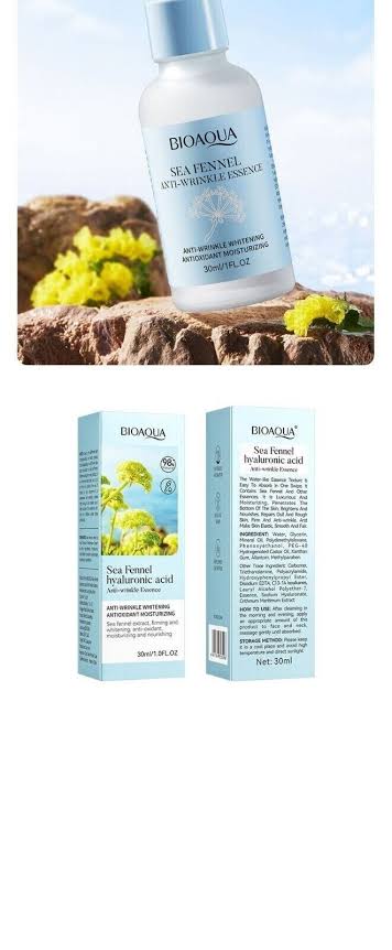 BIOAQUA SEA FENNEL ANTI-WRINKLE WHITENING ESSENCE SERUM