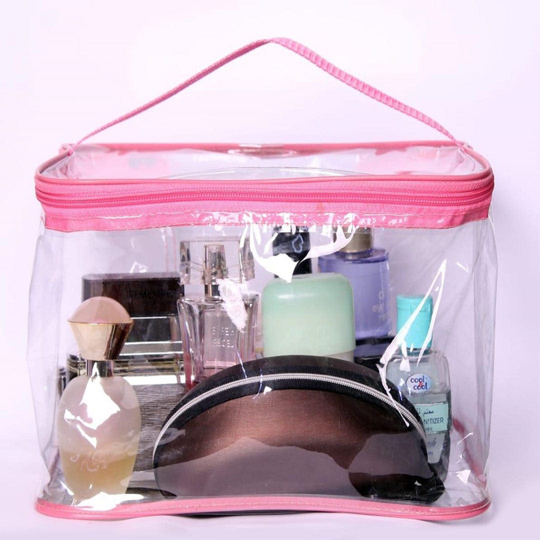 TRANSPARENT WATERPROOF SQUARE COSMETICS ORGANIZER