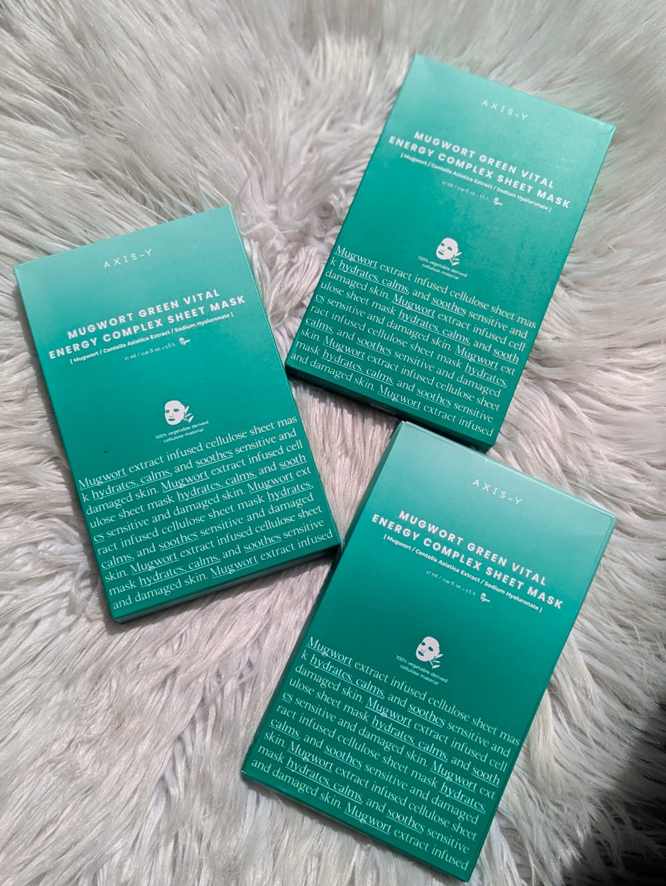 AXIS-Y MUGWORT GREEN VITAL ENERGY COMPLEX SHEET MASK
