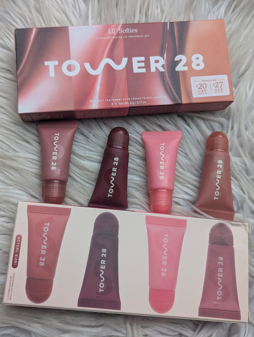 TOWER 28 BEAUTY - MINI LIL SOFTIES TINTED LIP TREATMENT SET