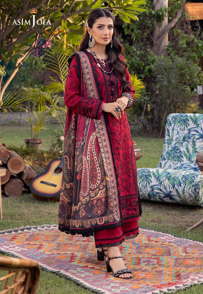 ASIM JOFA PURE LAWN 3-PIECE EMBROIDERED COLLECTION
