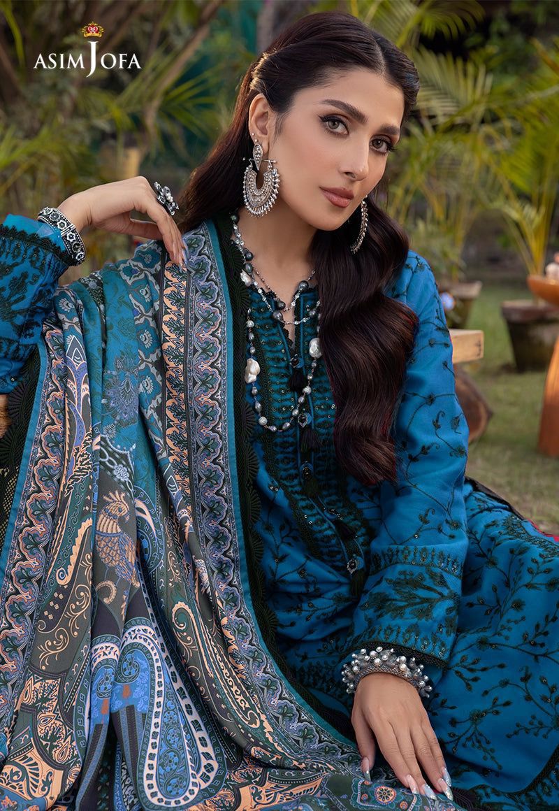 ASIM JOFA PURE LAWN 3-PIECE EMBROIDERED COLLECTION