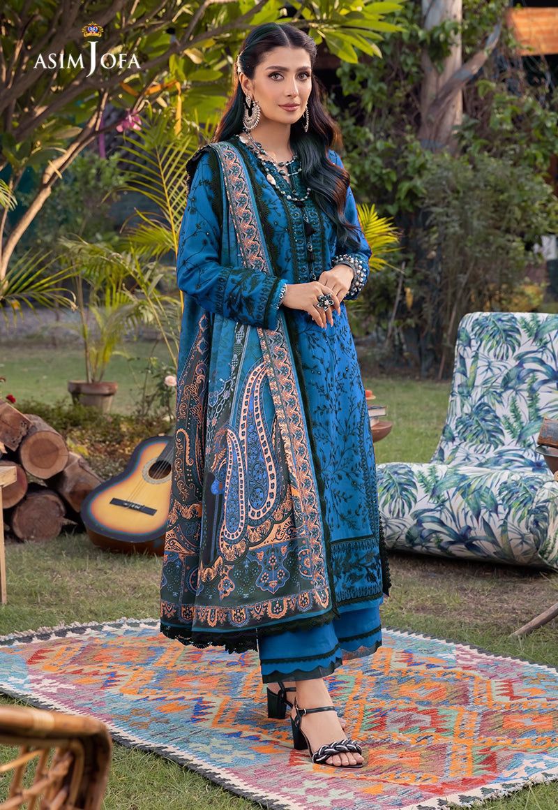 ASIM JOFA PURE LAWN 3-PIECE EMBROIDERED COLLECTION