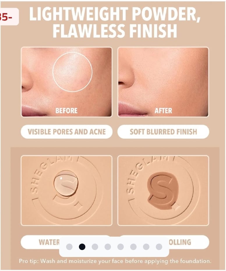 SHEGLAM -SKIN-FOCUS HIGH COVERAGE POWDER