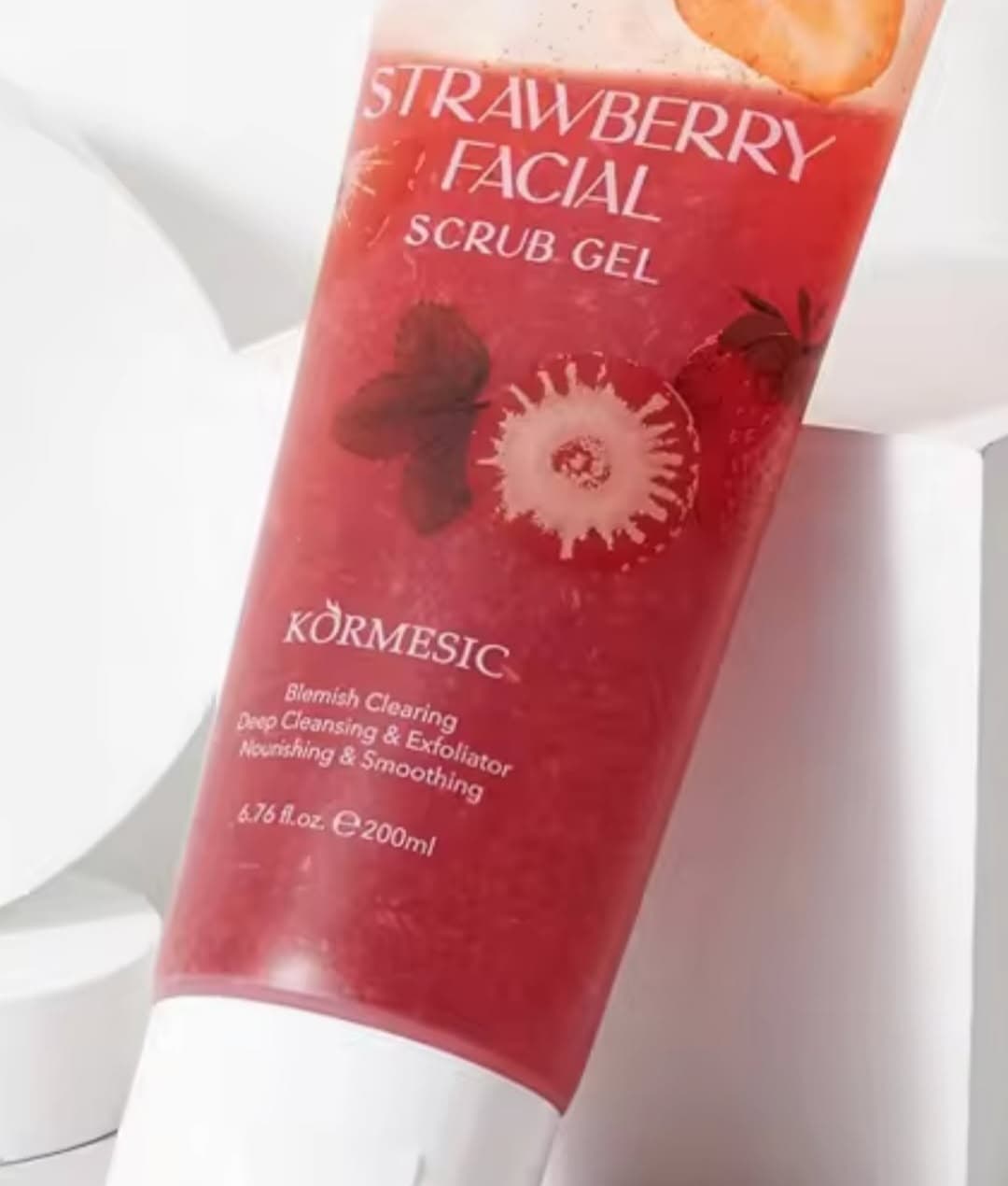 KORMESIC ORIGINAL 💯 STRAWBERRY 🍓 FACIAL SCRUB GEL