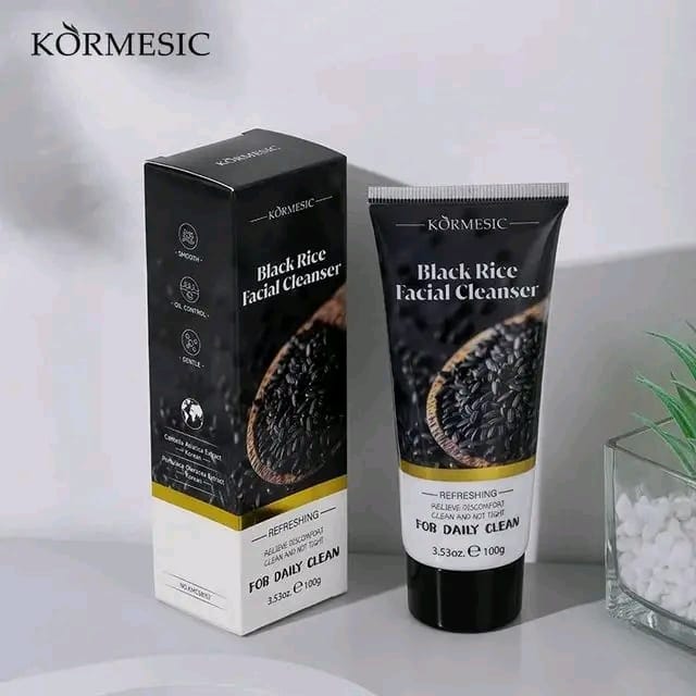 KORMESIC ORIGINAL 💯 BLACK RICE FACIAL CLEANSER