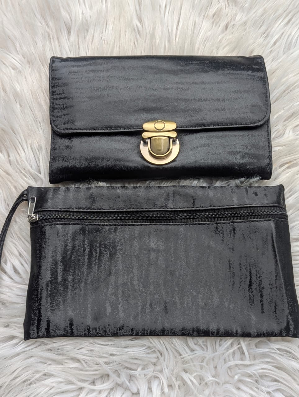 BLACK  POUCH HIGH  QUALITY MAKE-UP  BRUSHES
