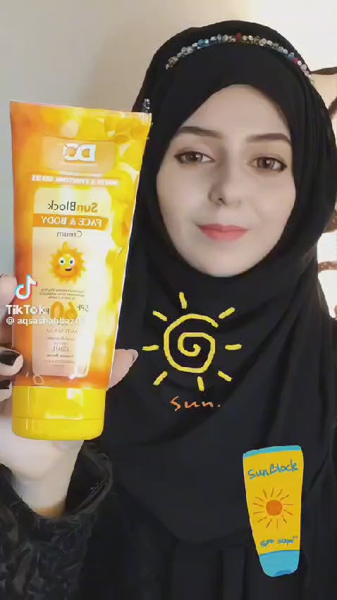 DC1 SUNBLOCK FACE BODY CREAM SPF60