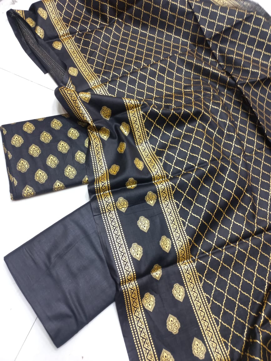 AL KARAM KASTORI 3PES LAWN PRENTED SHRIT  PRENTED TROUSER WITH LAWN DUPATTA