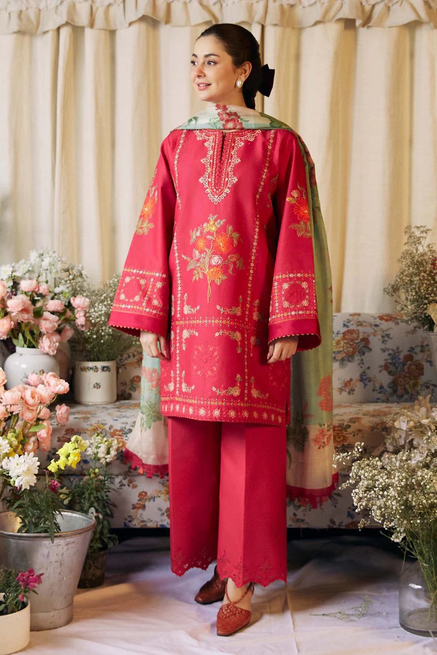 COCO & LAWN EMBRIODERED UNSTITCHED 3PCS