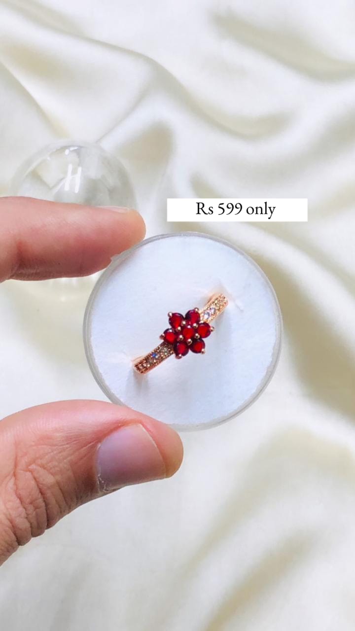 RED GEMS RING