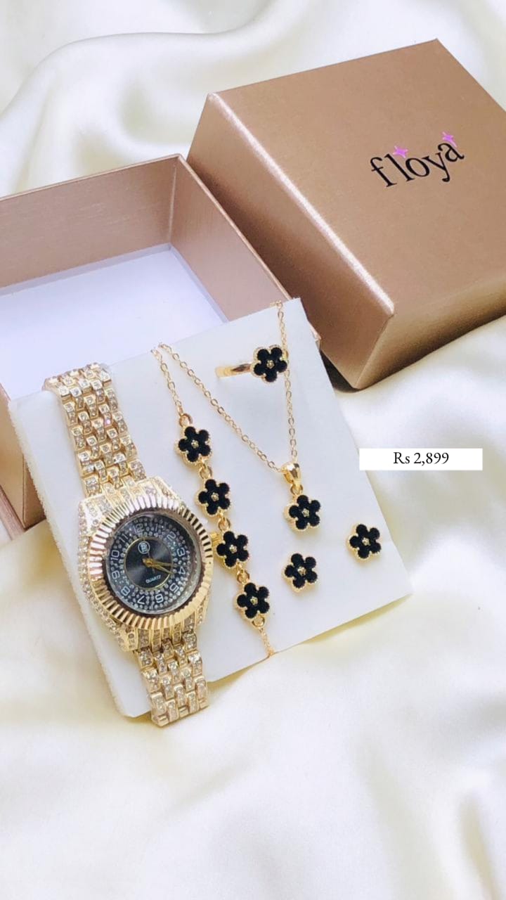 GIRLS WATCH PLUS NECKLACE