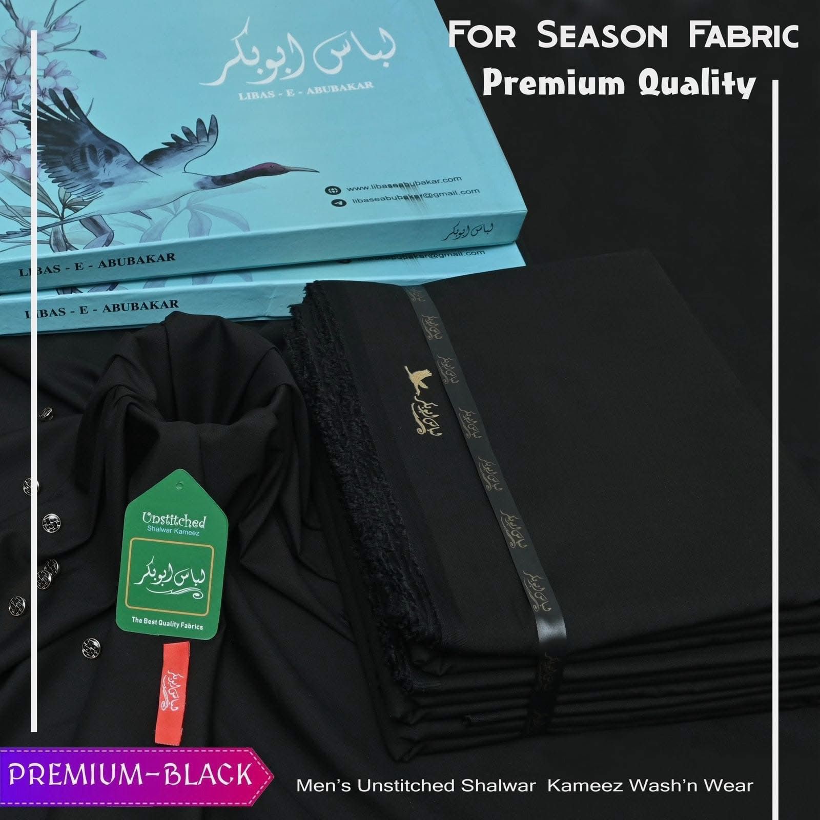 ✨LIBAS-E-ABUBAKAR ✨  & BY SUMMER Collection SUMMER Wash n Wear Unstitched Suit