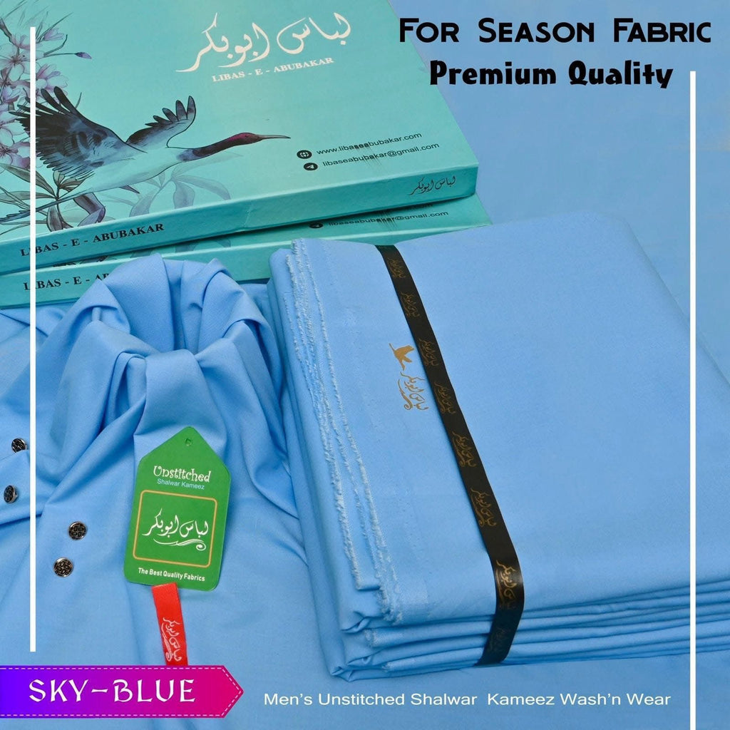 ✨LIBAS-E-ABUBAKAR ✨  & BY SUMMER Collection SUMMER Wash n Wear Unstitched Suit