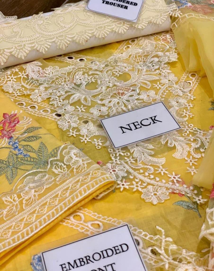 CRIMSON CHIKANKARI EMBRIODERED LAWN COTTON LUXURY EID JORA UNSTITCED 3PC