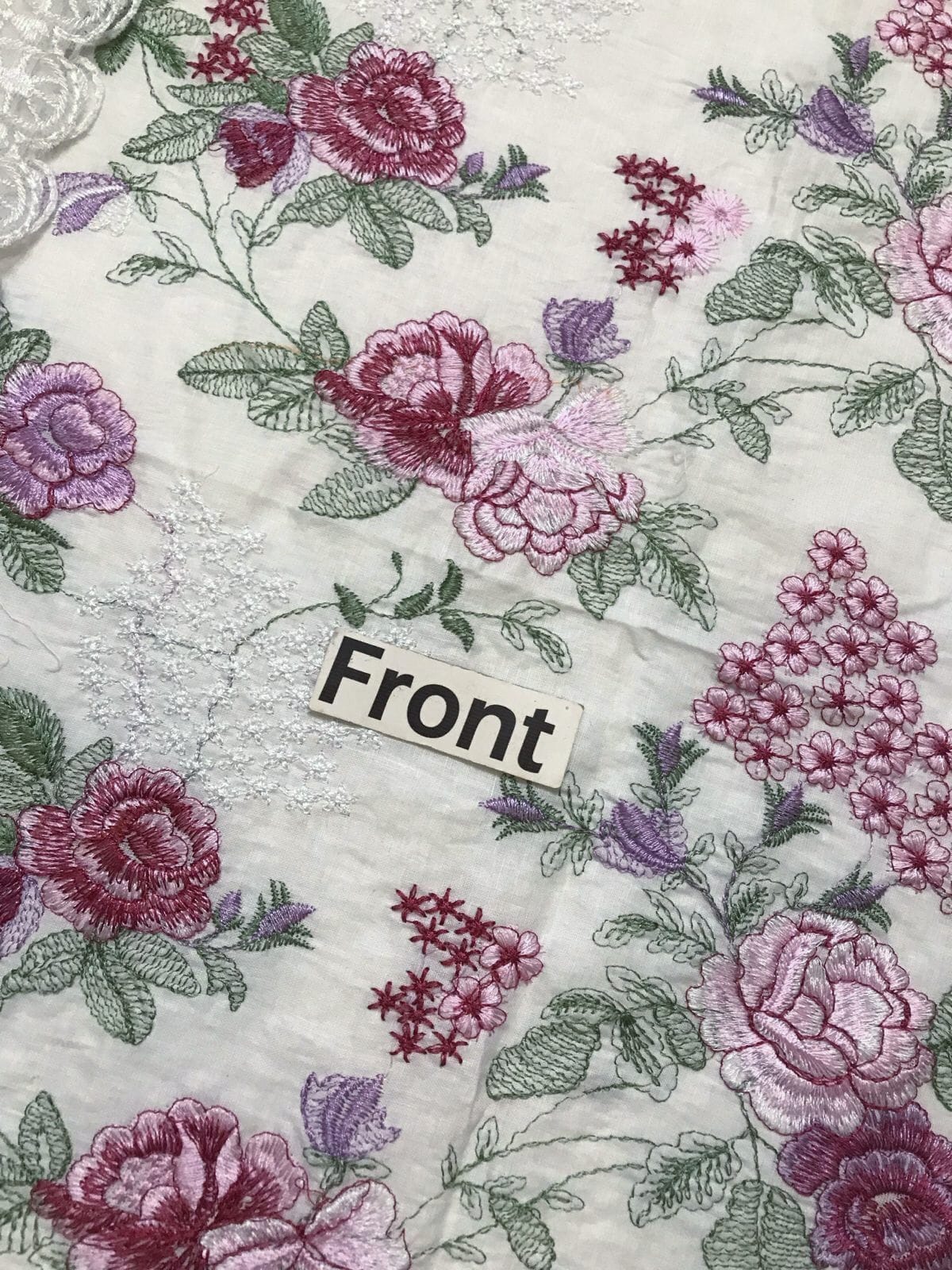 BAREEZE COTTON EMBROIDERED LUXURY UNSTICHED 3PC