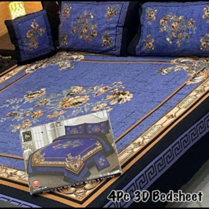 4PC 3D PANEL BEDSHEETπ₯