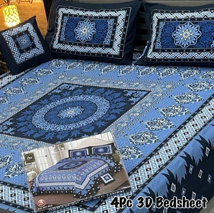 4PC 3D PANEL BEDSHEETπ₯