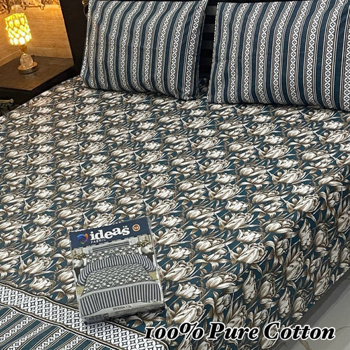 100% PURE COTTON BEDSHEET 😍