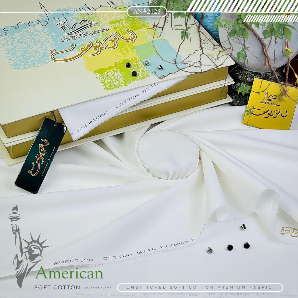 AMERICAN SOFT COTTON AVAILABLE IN 2 TYPES OF PACKAGING