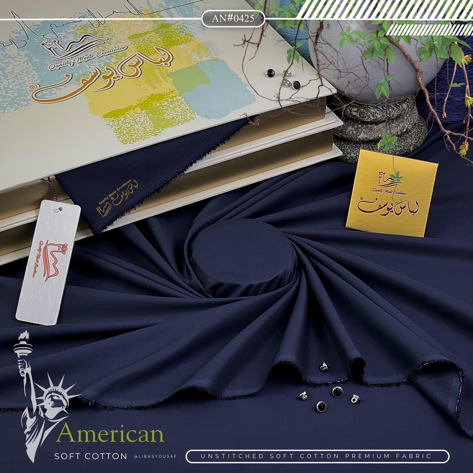 AMERICAN SOFT COTTON AVAILABLE IN 2 TYPES OF PACKAGING