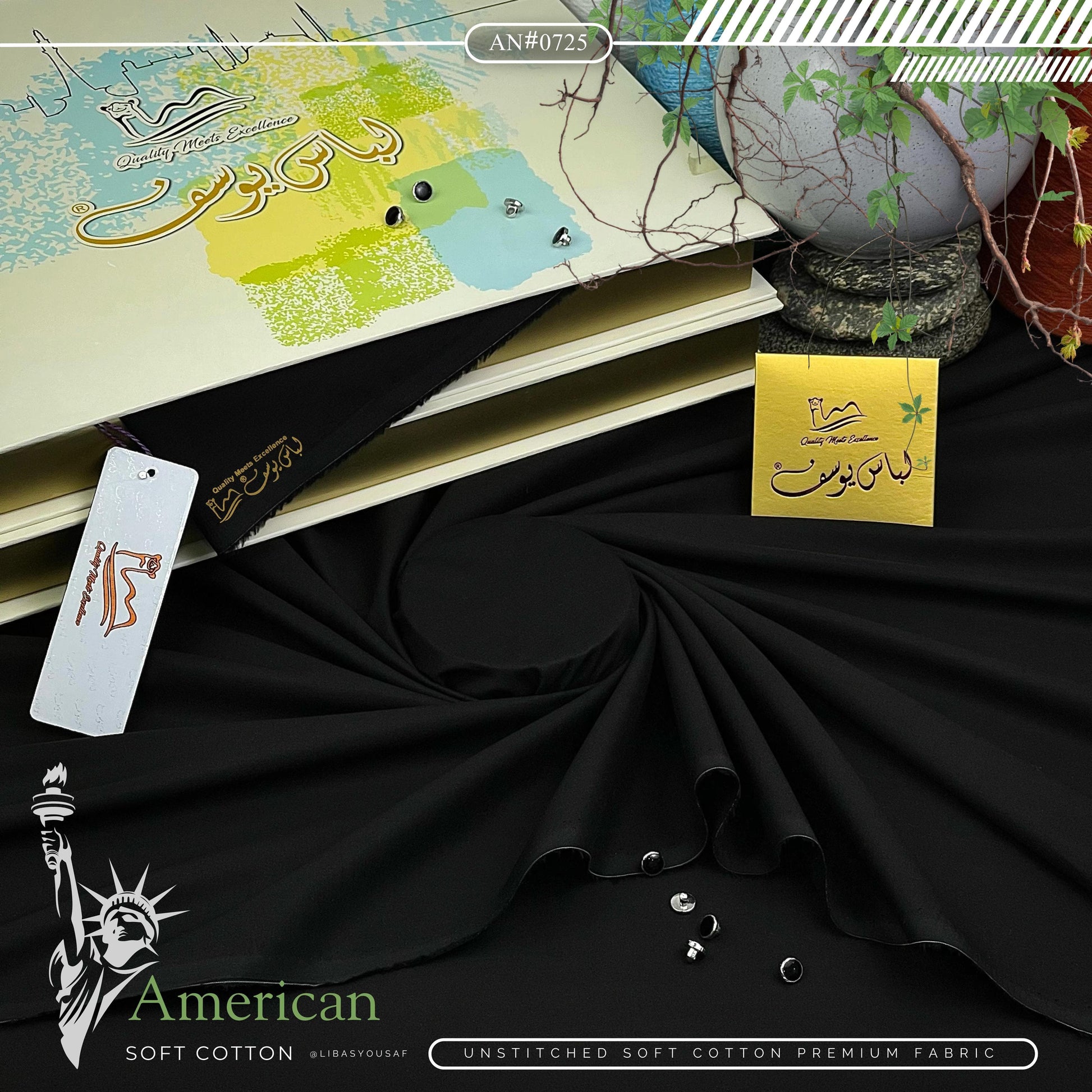 AMERICAN SOFT COTTON AVAILABLE IN 2 TYPES OF PACKAGING