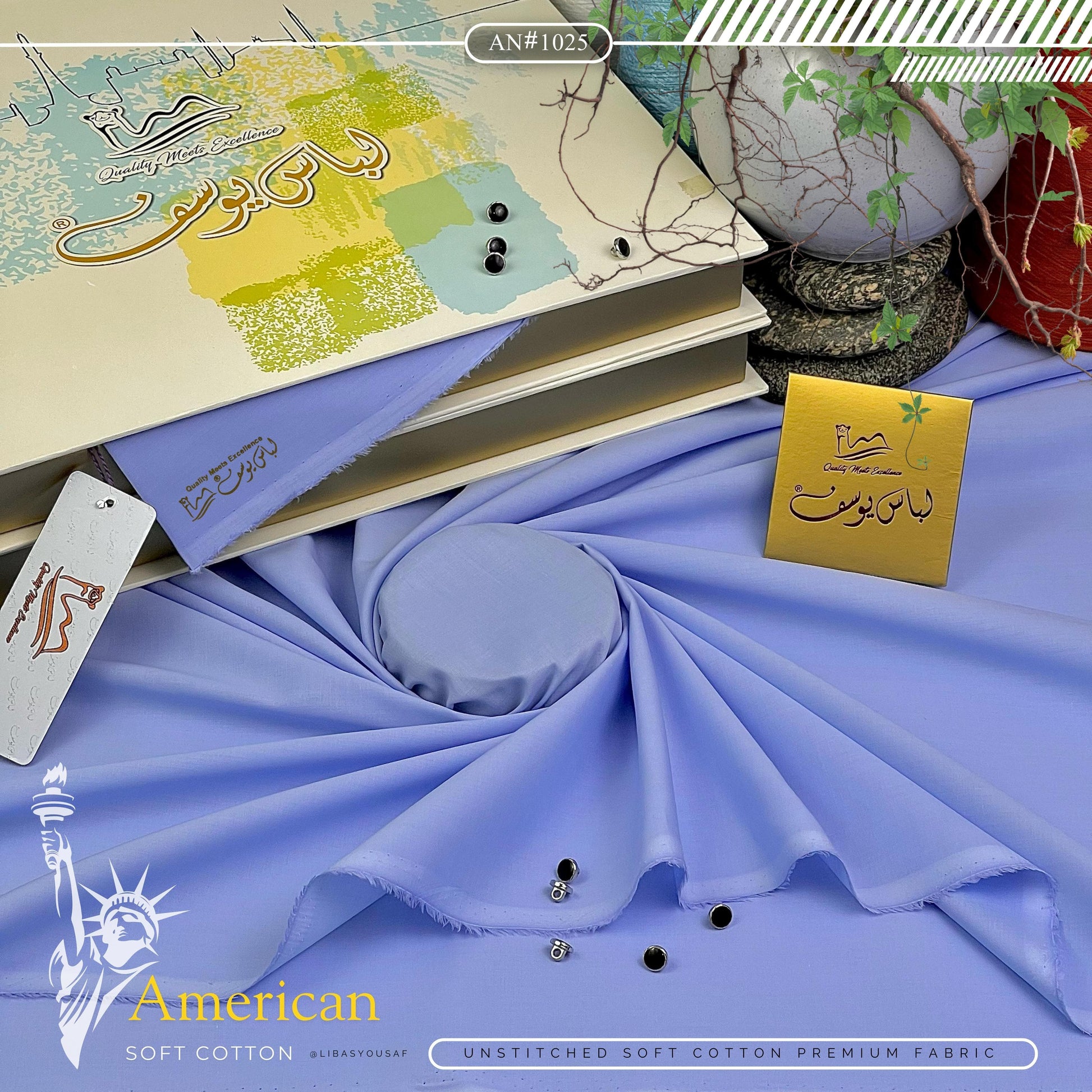 AMERICAN SOFT COTTON AVAILABLE IN 2 TYPES OF PACKAGING