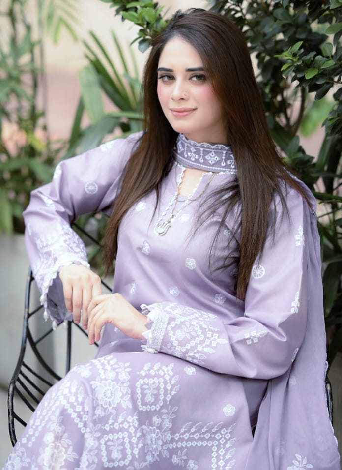 ADAB LIBAS LAWN EMBROIDERED UNSTITCED 3PC✓