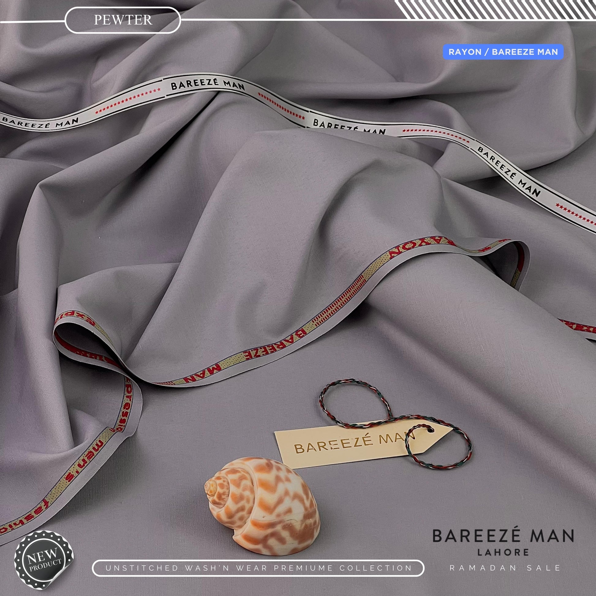 BAREEZE' MAN  RAYON ( Summer )