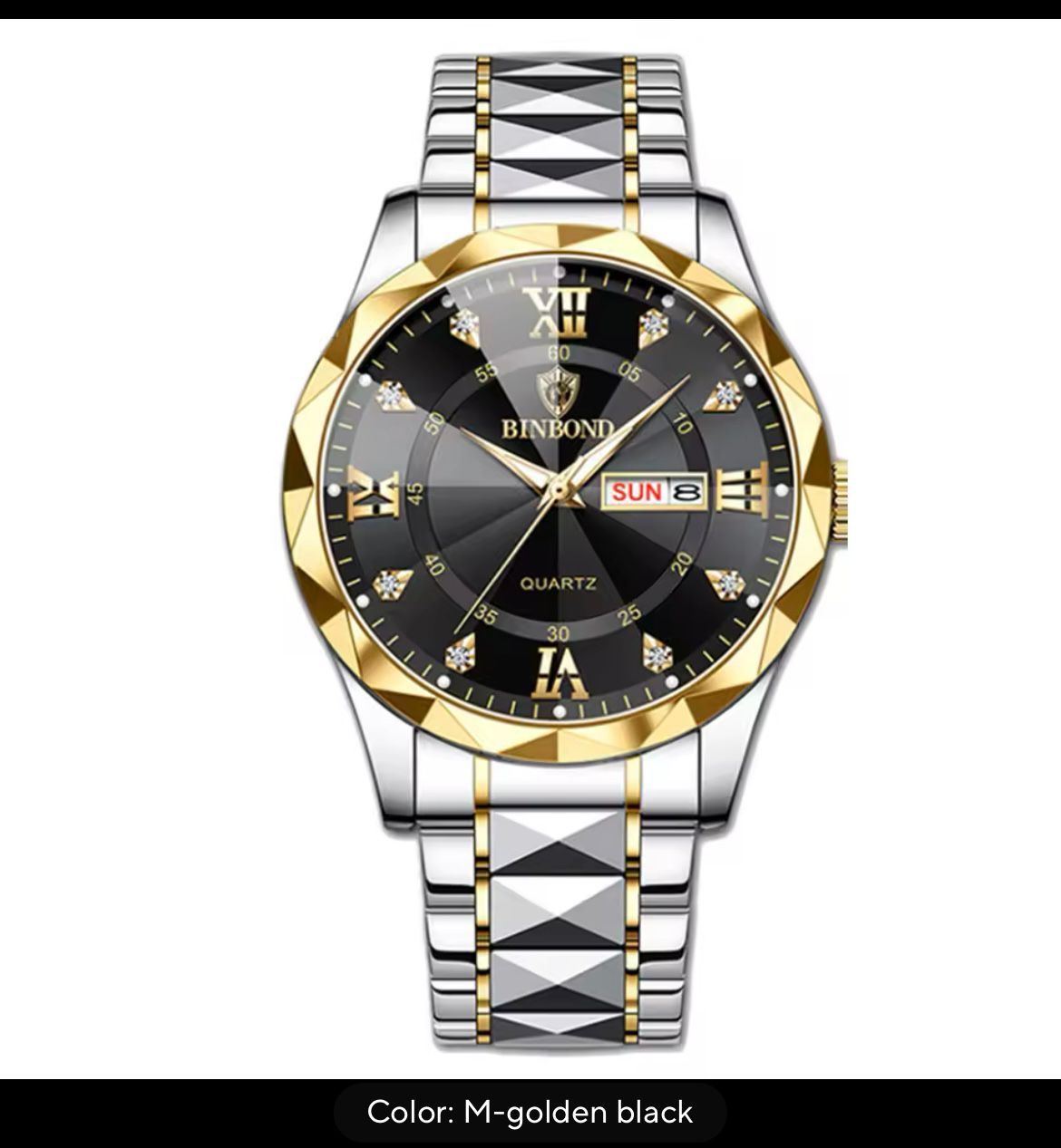 QUARTZ BINBAND WATCH 3 ATM METER WATERPROOF EQUIPPED