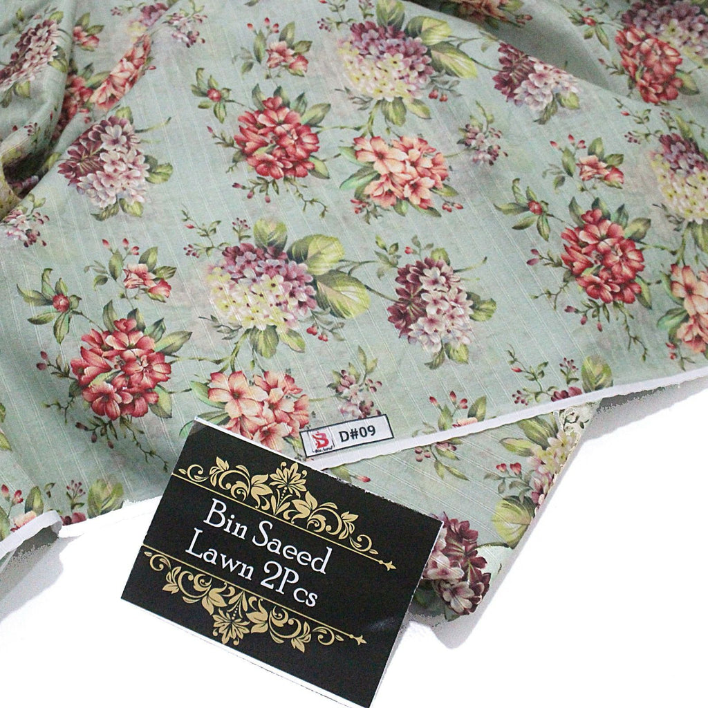 BAREEZE  BIN SAEED 2PC DORIA PRINTED LAWN