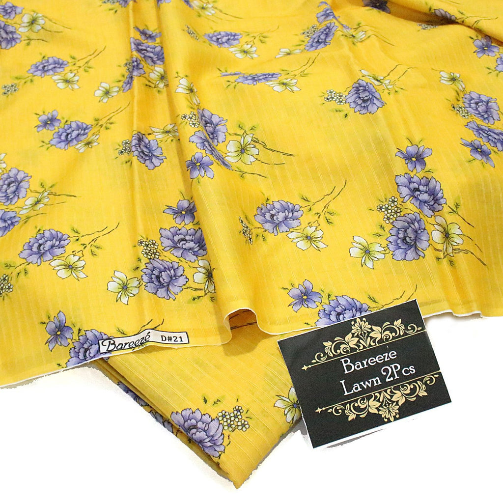 BAREEZE  BIN SAEED 2PC DORIA PRINTED LAWN