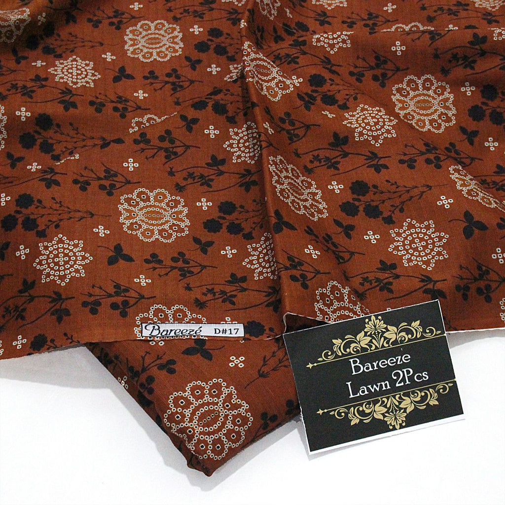 BAREEZE  BIN SAEED 2PC DORIA PRINTED LAWN