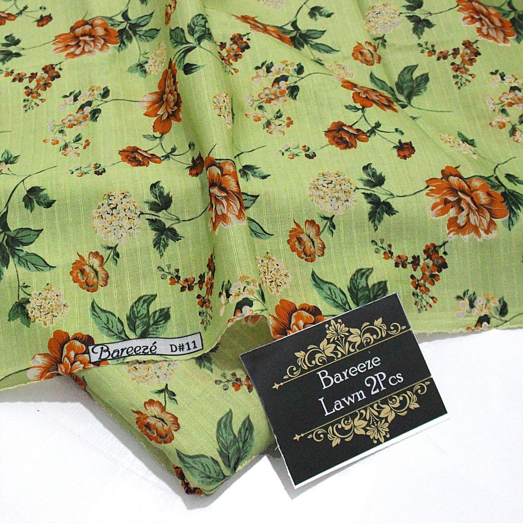 BAREEZE  BIN SAEED 2PC DORIA PRINTED LAWN