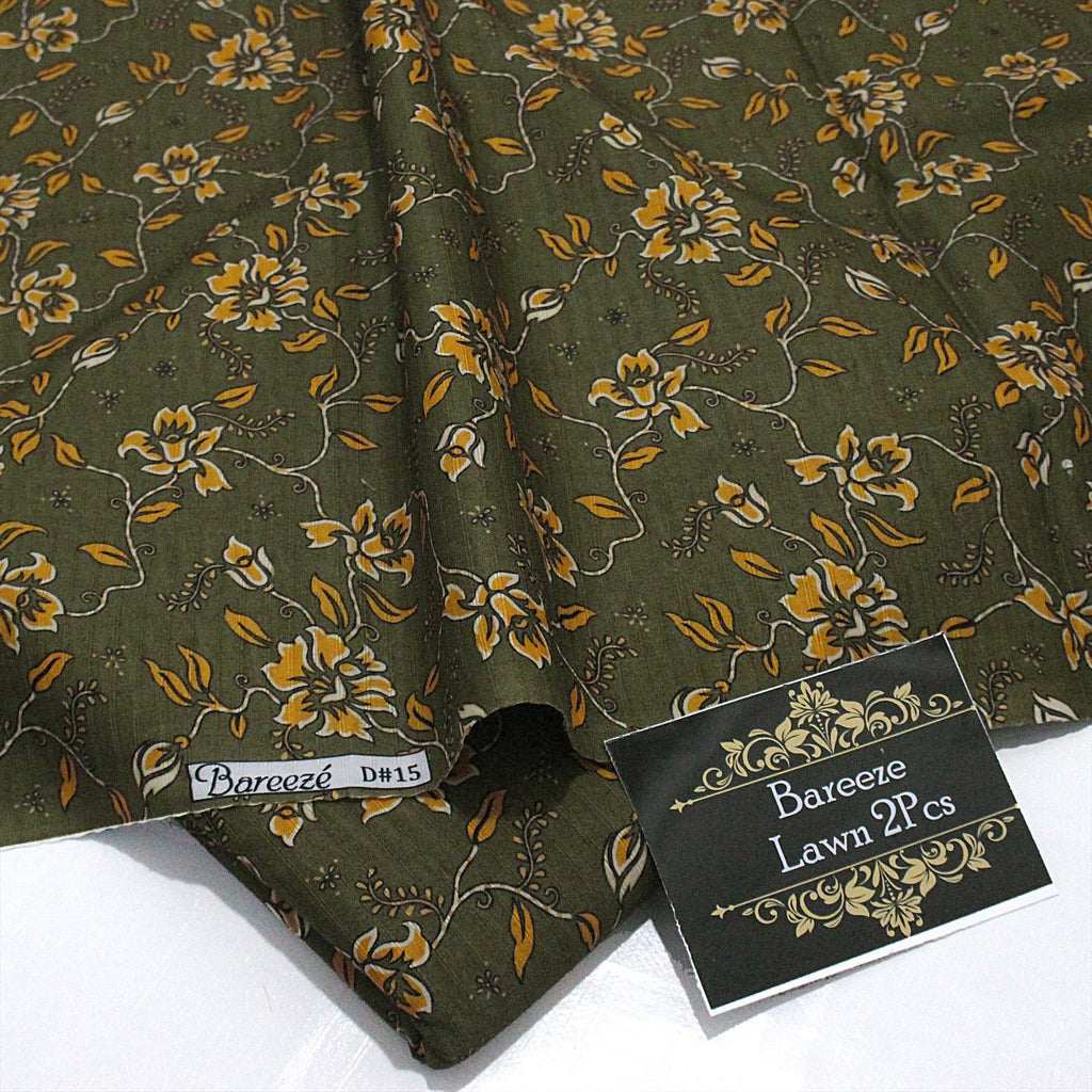 BAREEZE  BIN SAEED 2PC DORIA PRINTED LAWN