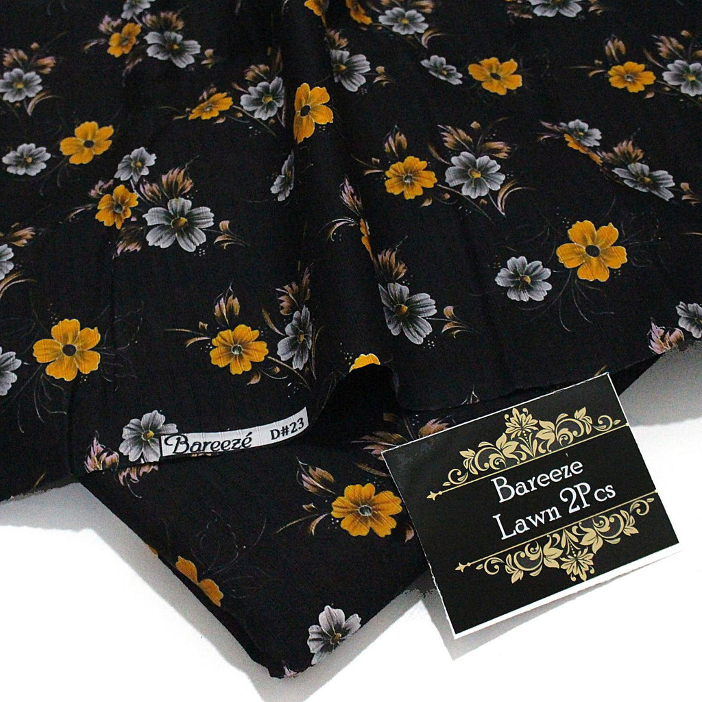 BAREEZE  BIN SAEED 2PC DORIA PRINTED LAWN