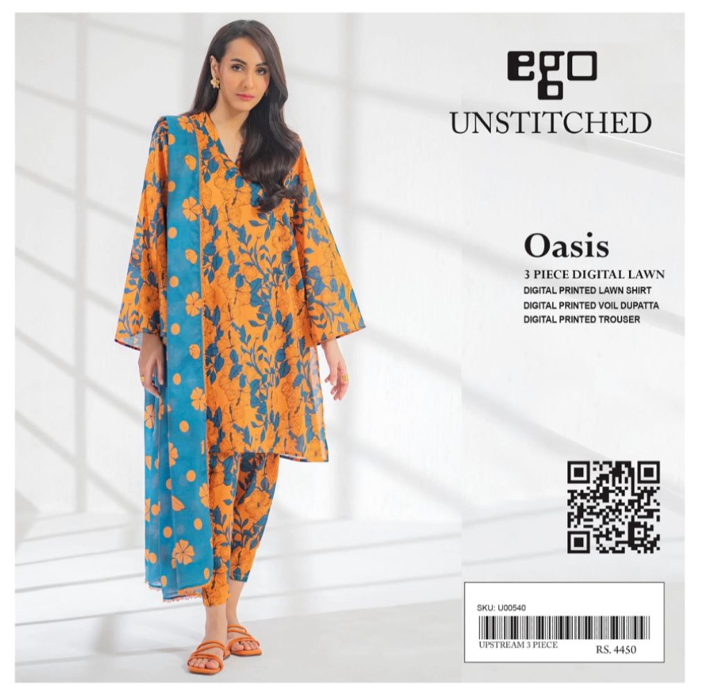 EGO IDENTIC ALL OVER 3PC LAWN- 2025*