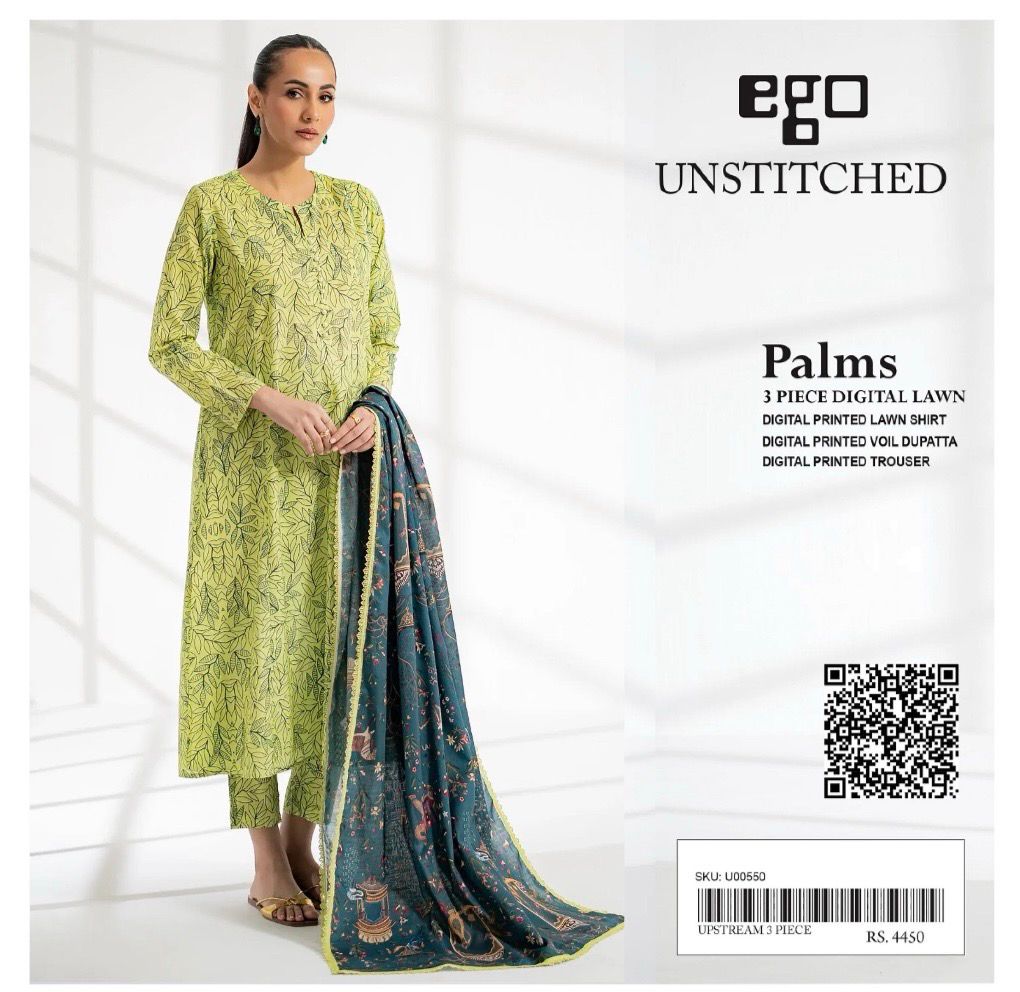 EGO IDENTIC ALL OVER 3PC LAWN- 2025*