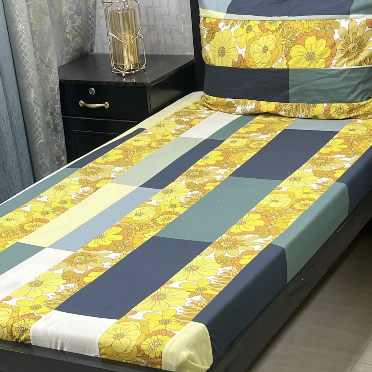 2PC PATCH WORK BEDSHEET