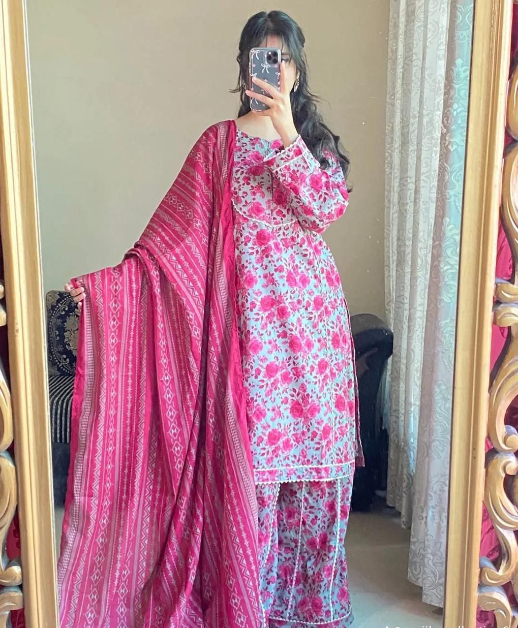 BIN SAEED LAWN PRINTED UNSTITCED 3PC