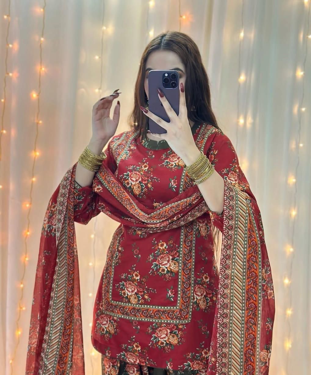 BIN SAEED LAWN PRINTED UNSTITCED 3PC