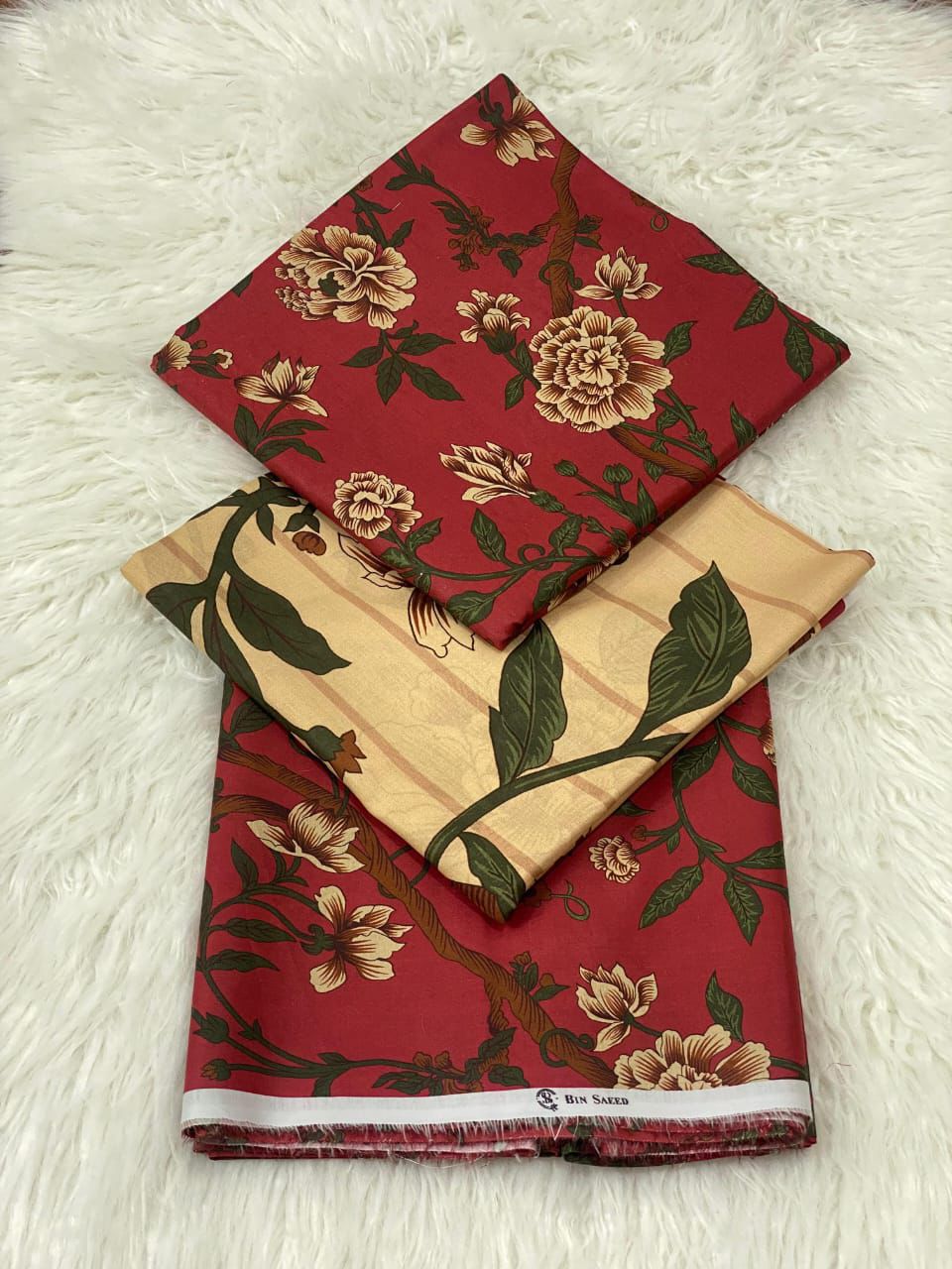 BIN SAEED LAWN PRINTED UNSTITCED 3PC