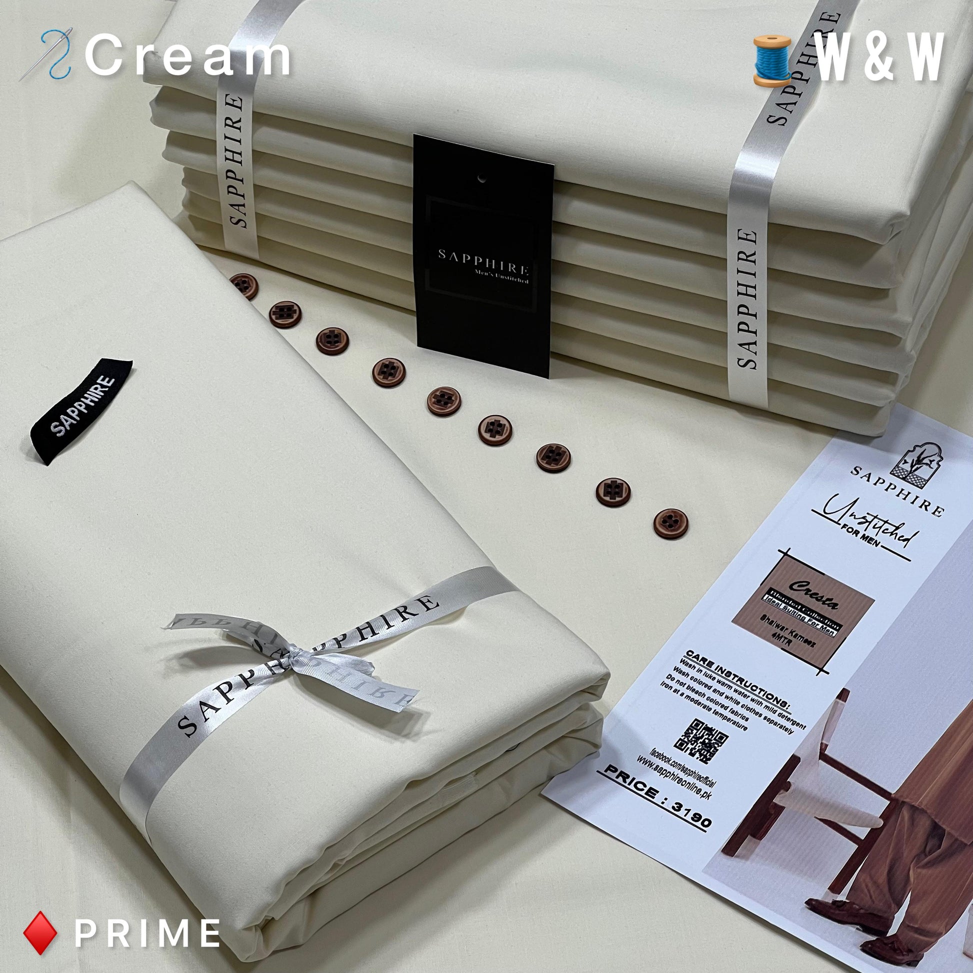 SAPPHIRE MENS' LUXURY WASH & WEAR