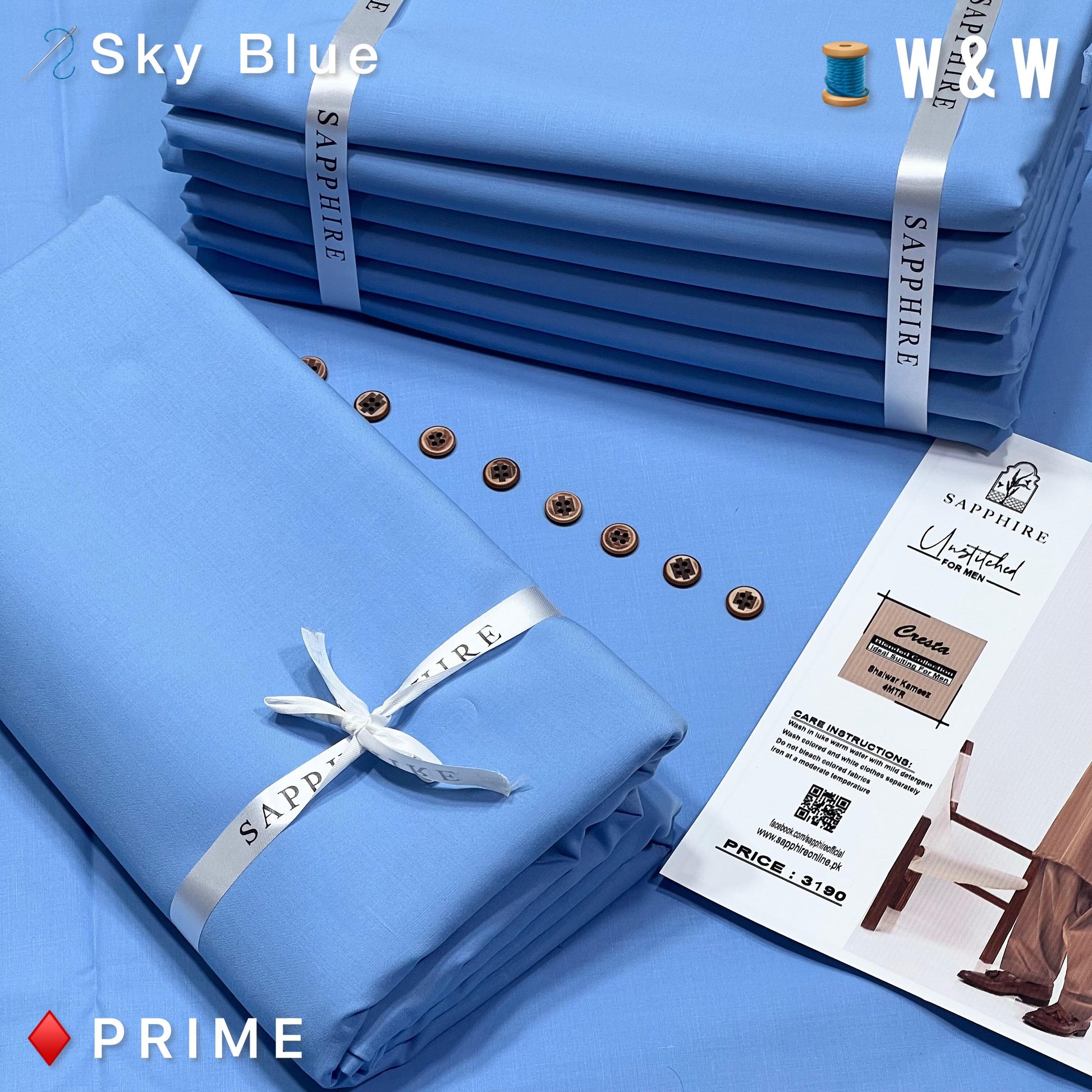 SAPPHIRE MENS' LUXURY WASH & WEAR