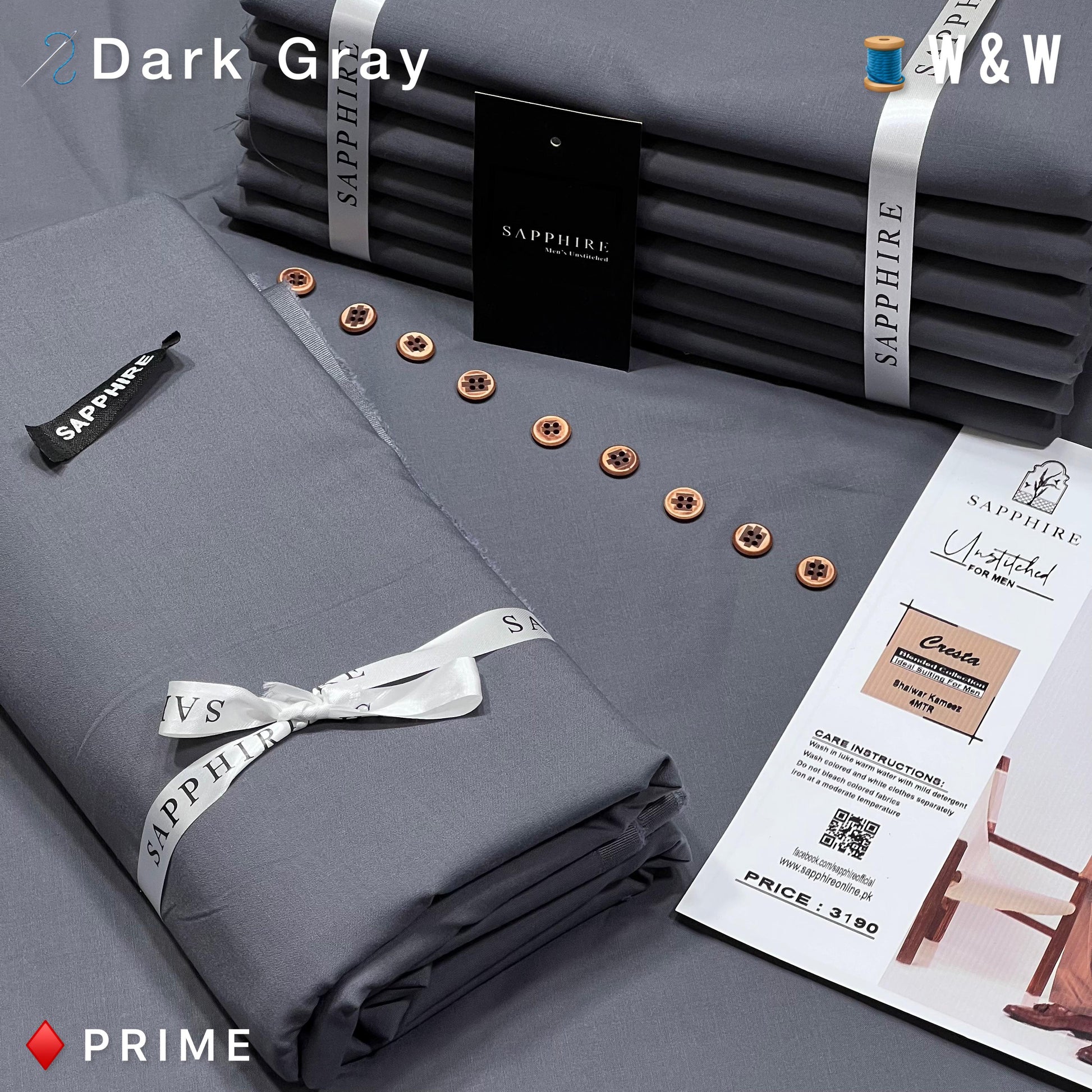 SAPPHIRE MENS' LUXURY WASH & WEAR