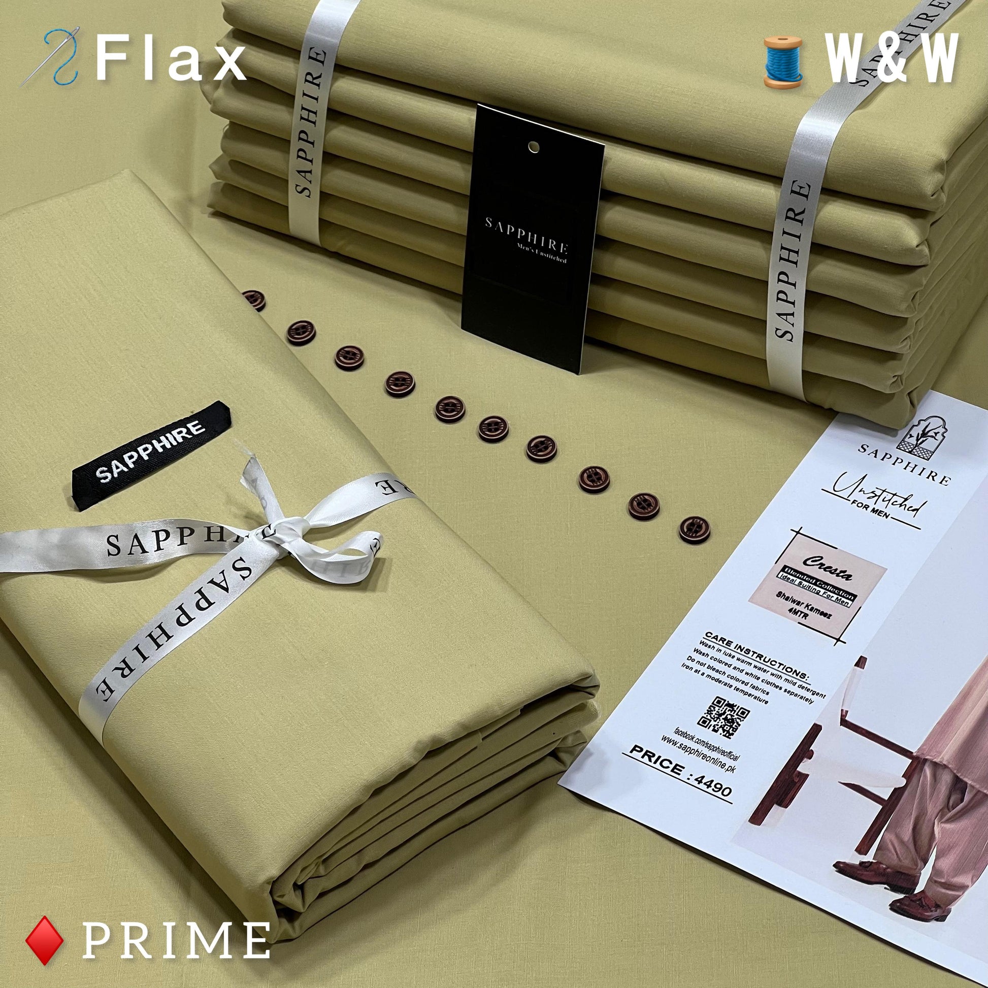 SAPPHIRE MENS' LUXURY WASH & WEAR