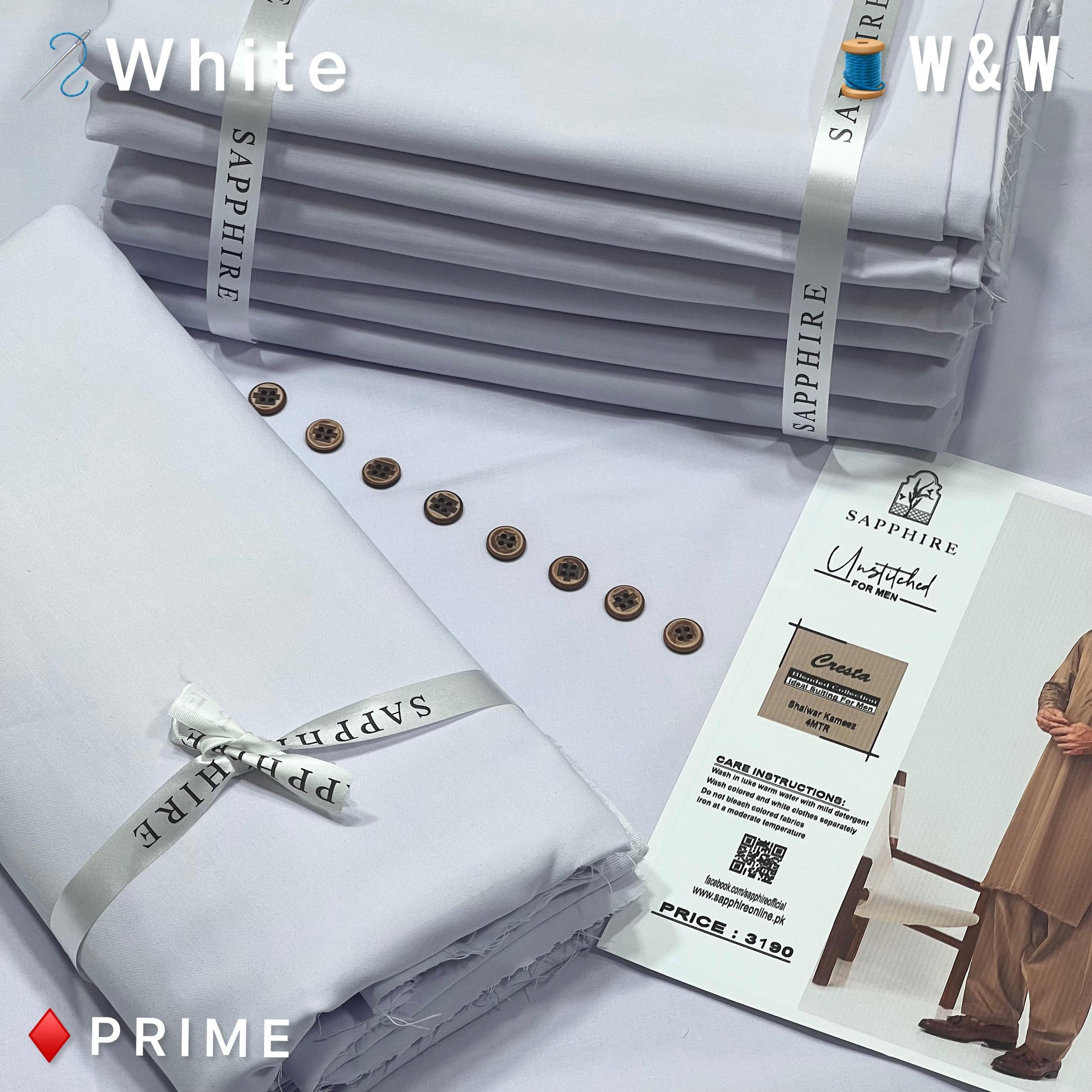 SAPPHIRE MENS' LUXURY WASH & WEAR