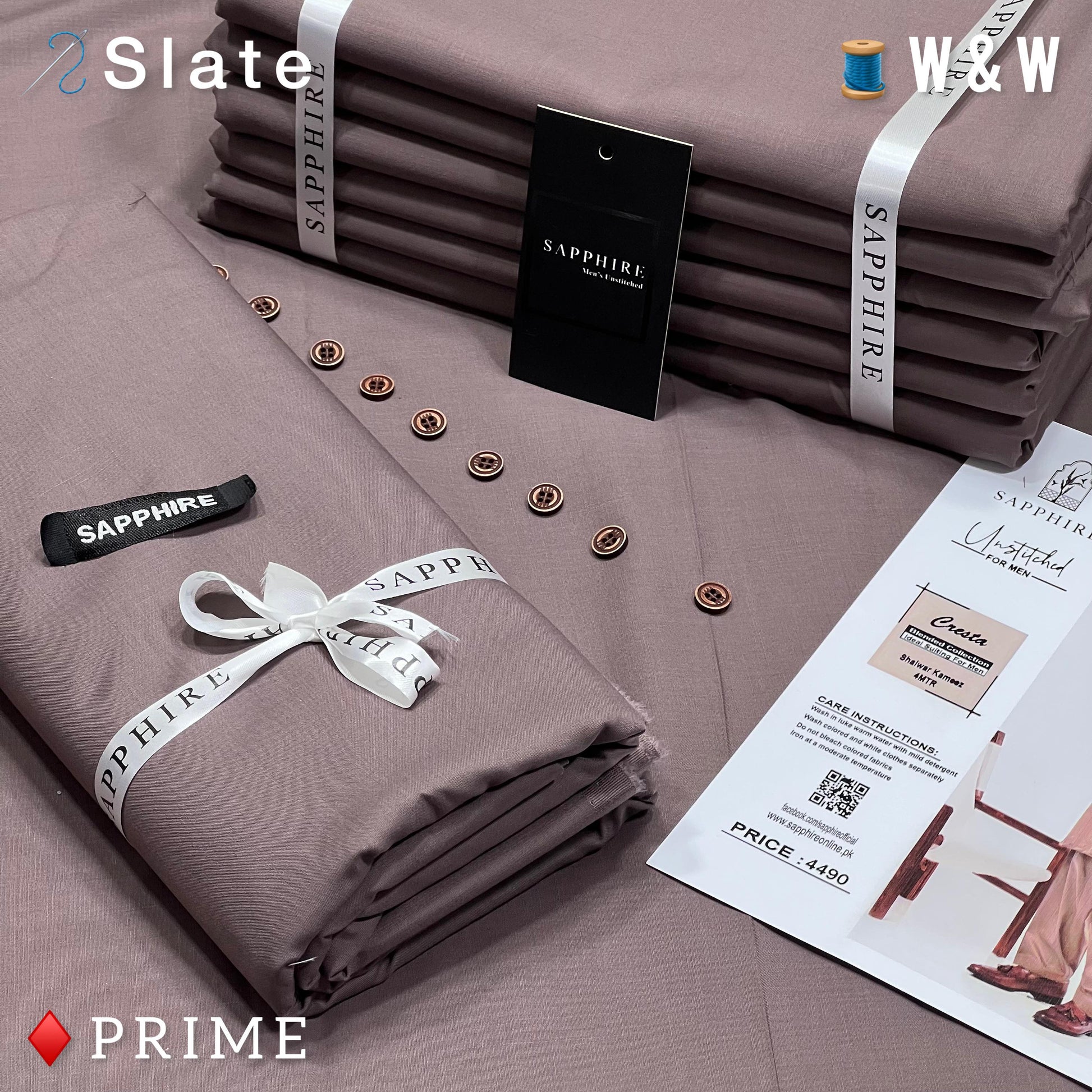 SAPPHIRE MENS' LUXURY WASH & WEAR